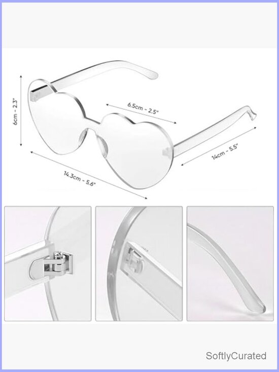 Light Up Cowboy Hat and Heart Glasses Set LED Costume Accessory
